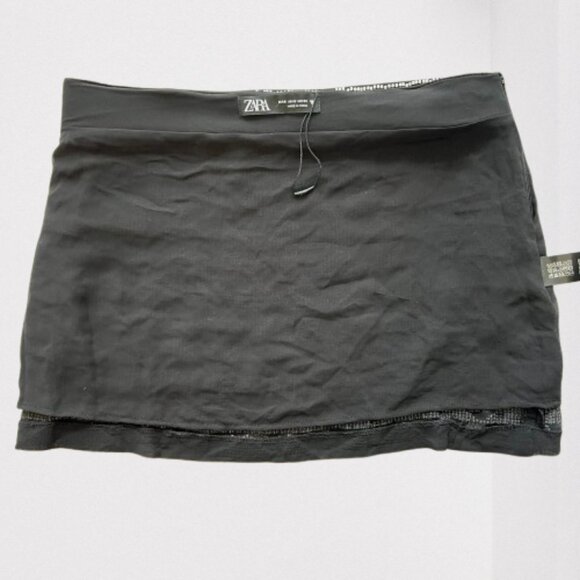 NEW ZARA Embellished Beaded Mini Skirt, Size S - Picture 13 of 16